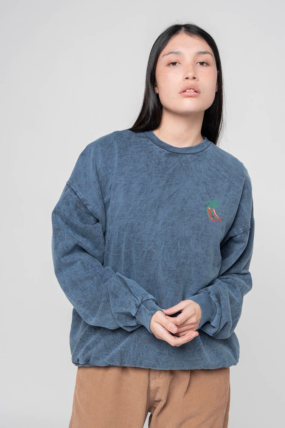 Sudadera Washed Sunset Navy