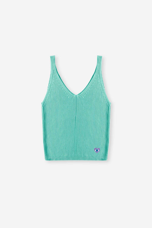 Top Heart Eyes Turquoise