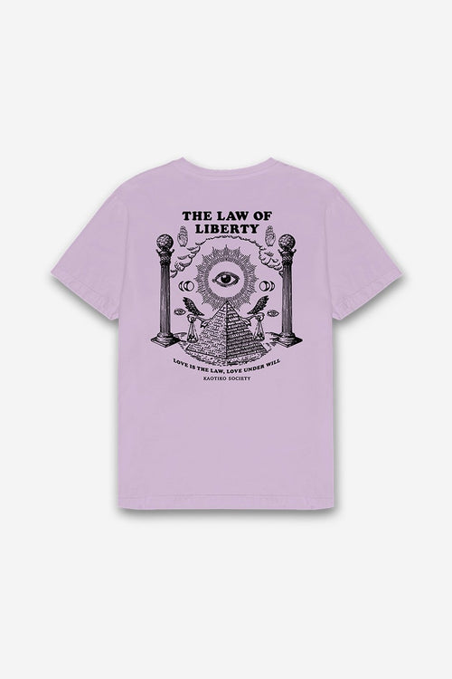 Camiseta Washed Liberty Malva