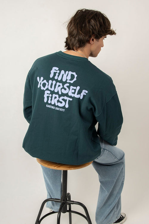 Find Yourself First Salvia Sweatshirt
