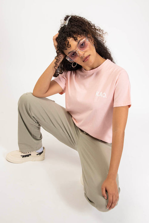 Pink Find Yourself Washed T-Shirt