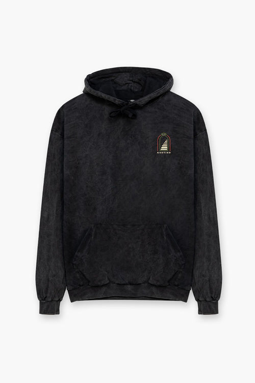 Sudadera Washed Trust Your Intuition Black