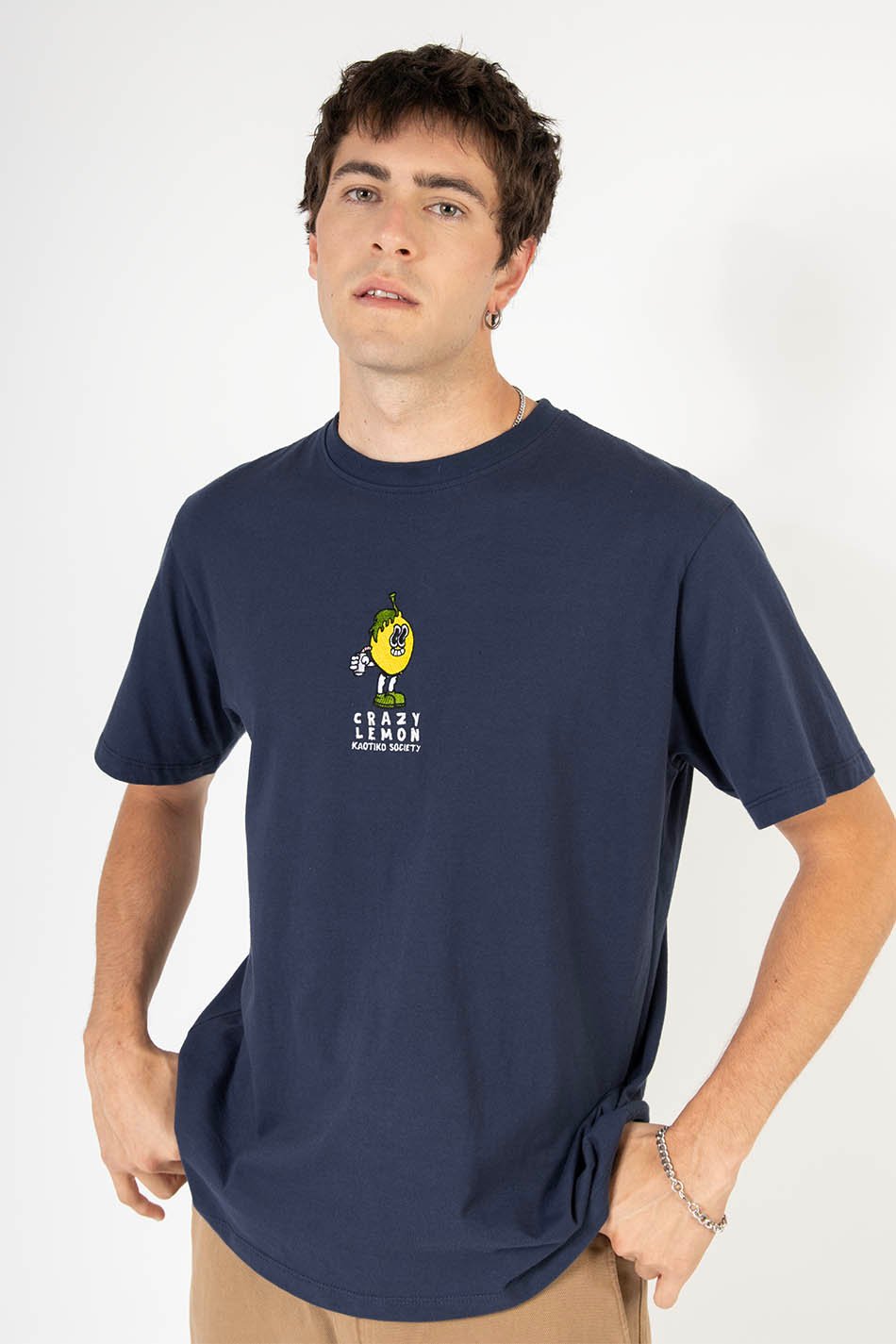 Camiseta Crazy Lemon Navy