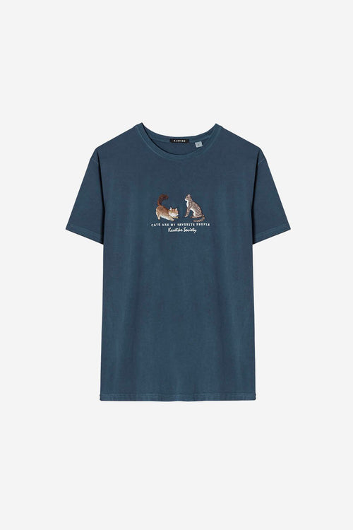 T-shirt Cats Bleu marine