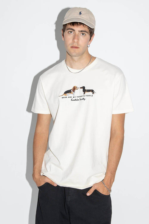 Washed Ivory Puppies T-Shirt
