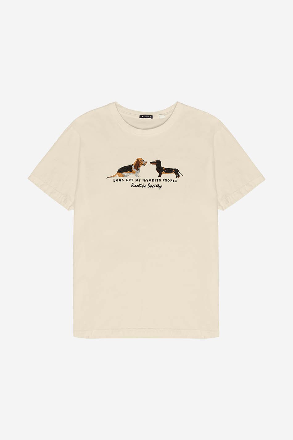 Ivory Puppies Washed T-Shirt