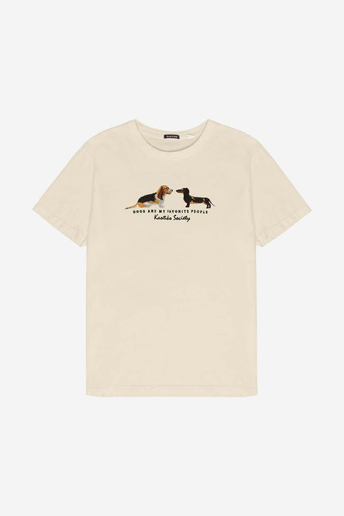 Camiseta Washed Puppies Ivory