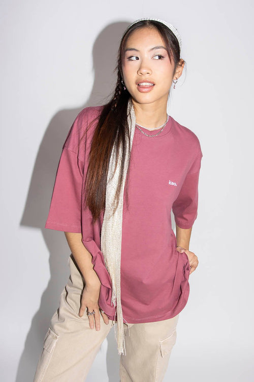 Burgundy Calvin T-Shirt