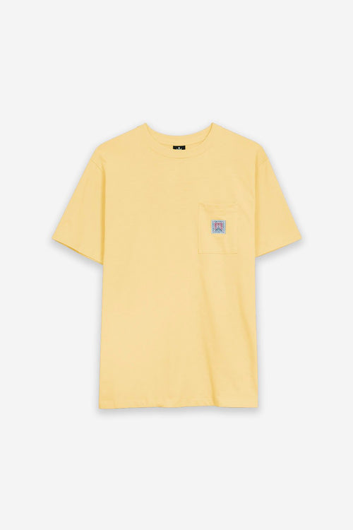 Camiseta Pocket Flower Society Vanilla