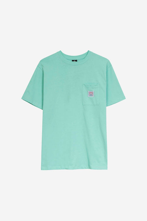 Camiseta Pocket Flower Society Sea Green