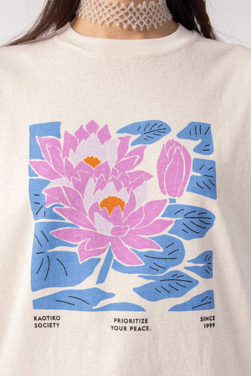 Camiseta Water Lily Organic Cotton