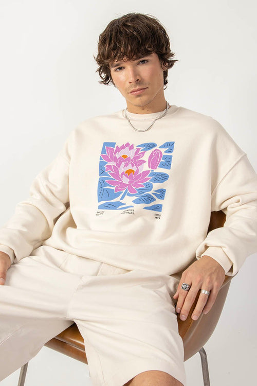 Water Lily Organic Cotton Sweatshirt