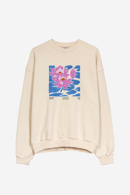 Water Lily Organic Cotton Sweatshirt