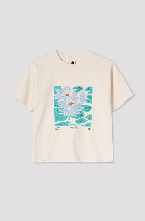 Organic Cotton Water Lily T-Shirt