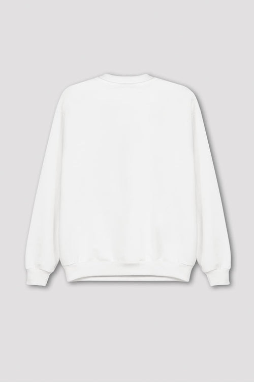 Sudadera Mouth White