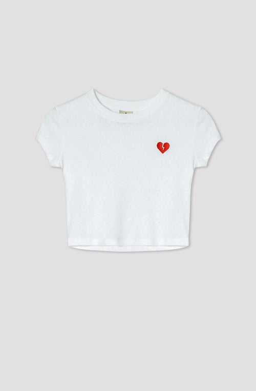Broken Heart White T-Shirt