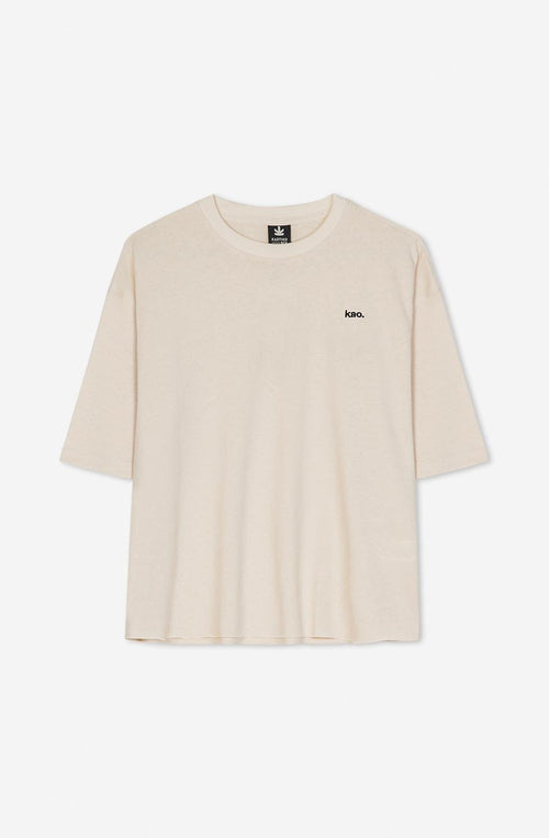 Calvin Cropped Organic Cotton T-shirt