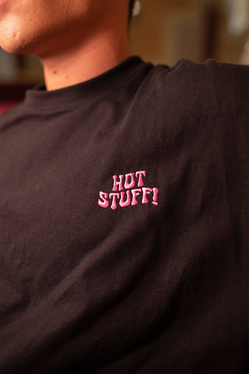 Hot Stuff Heart Black T-Shirt