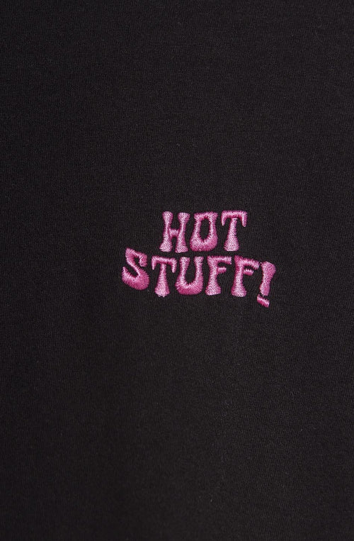 Hot Stuff Heart T-Shirt in Schwarz