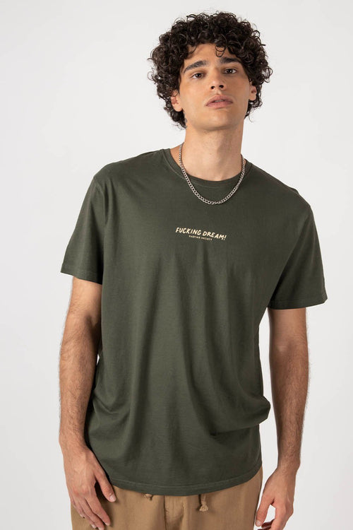 Army Green Washed Mojave Elements T-Shirt