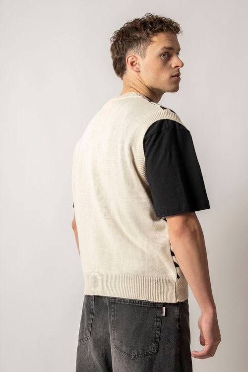 Chaleco Vermont Ivory/ Black