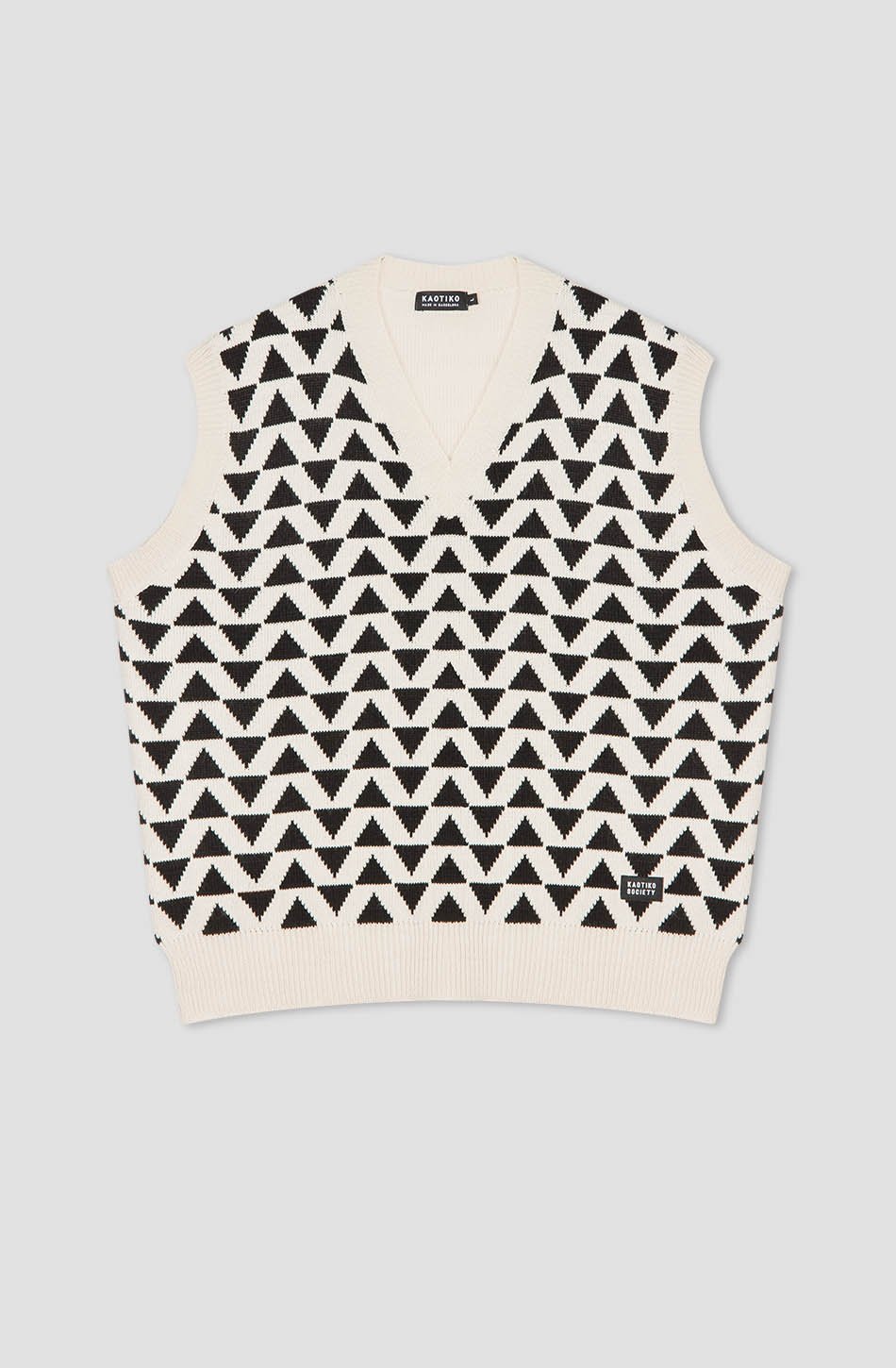 Chaleco Vermont Ivory/ Black