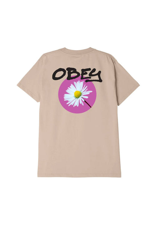 T-Shirt Obey Daisy Spray Sand