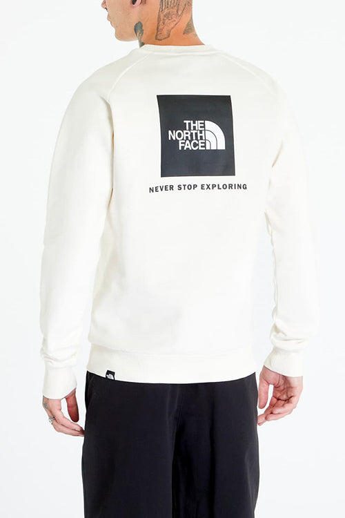 Gardenia White The North Face Raglan Redbox Sweatshirt