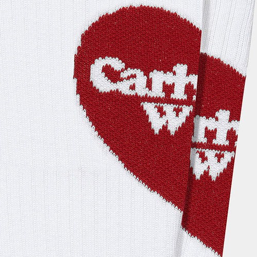 Calcetines Carhartt WIP Heart Cotton White