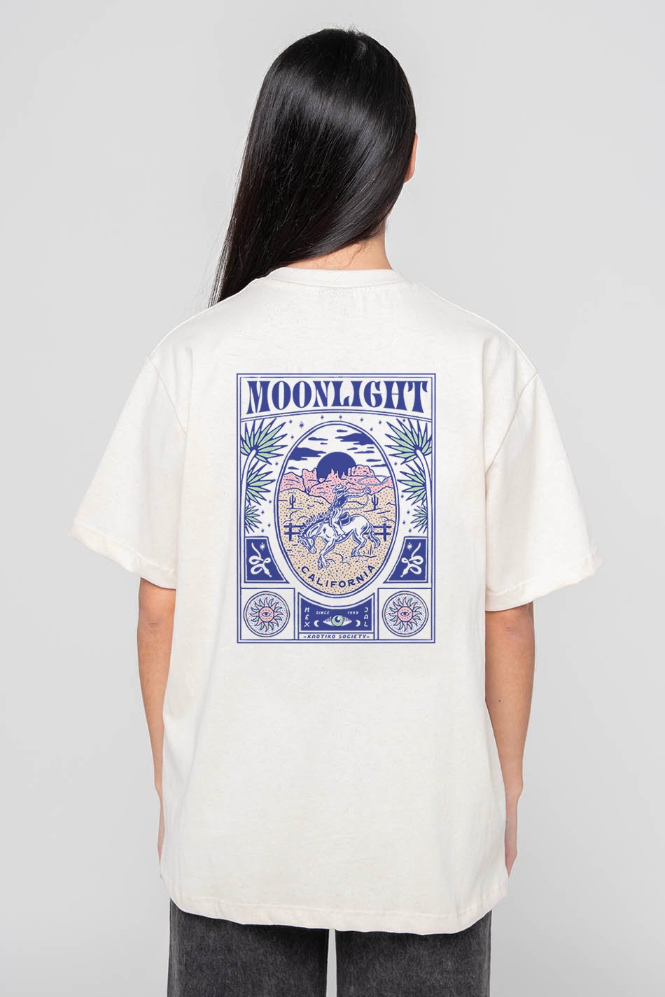 Camiseta Washed Moonlight Ivory