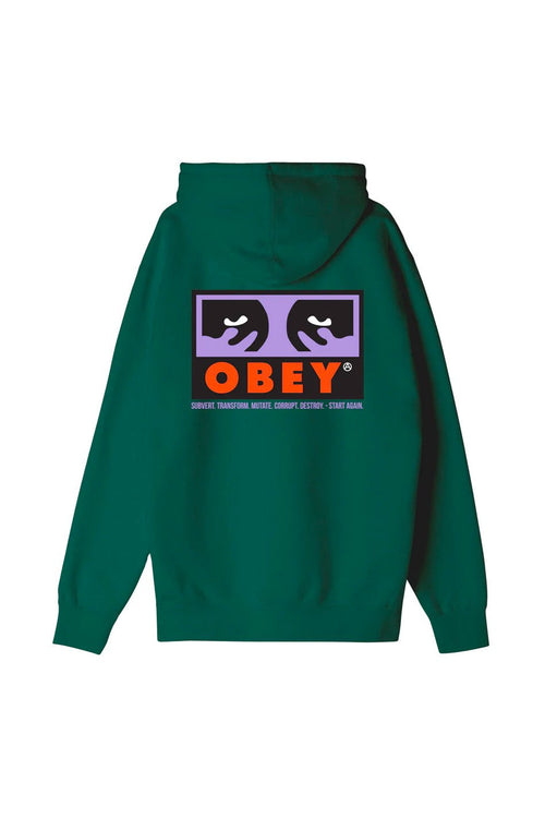 Sweatshirt Obey Subvert Adventure Green