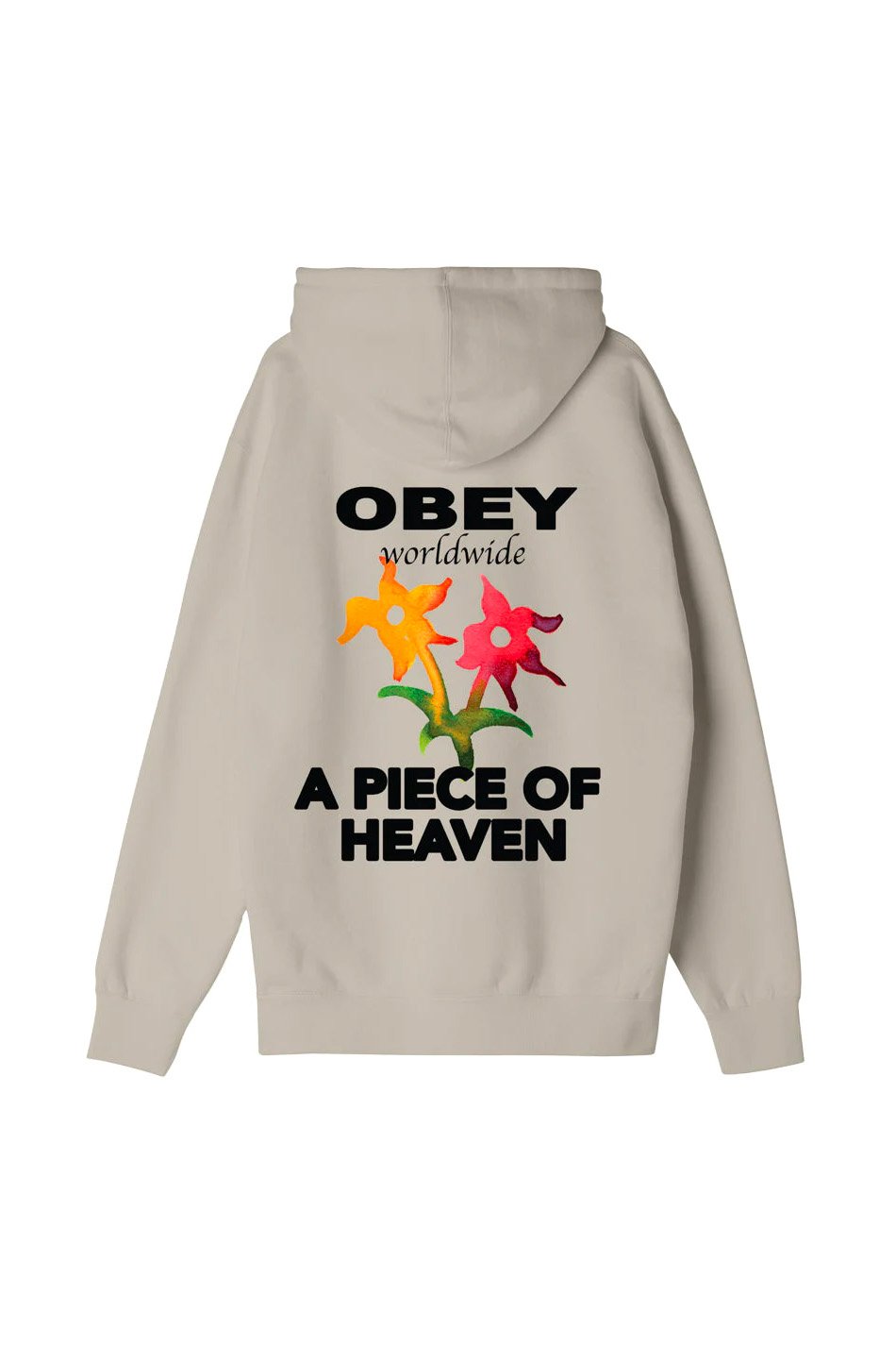 Sudadera Obey A Piece of Heaven Silver Grey