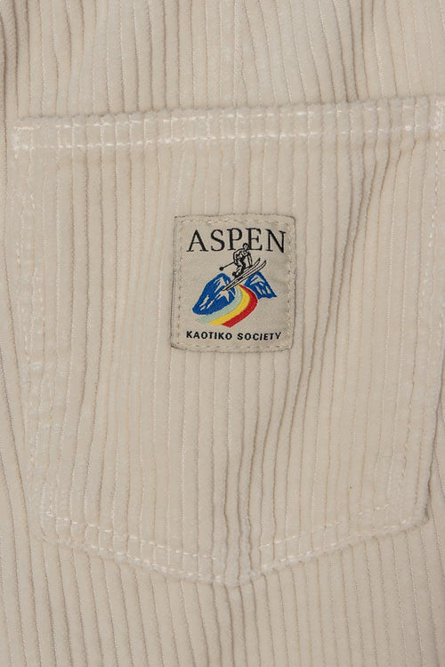 Natural Aspen Casual Corduroy Trousers