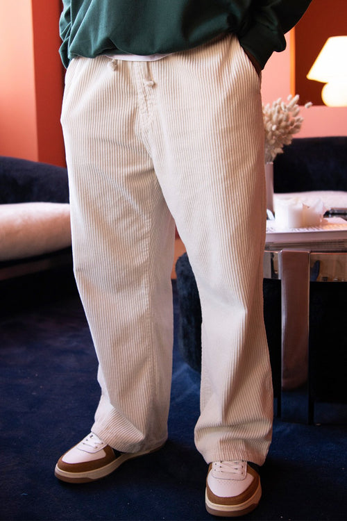 Natural Aspen Casual Corduroy Trousers