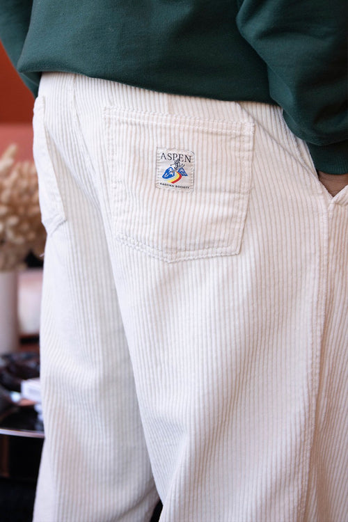 Natural Aspen Casual Corduroy Trousers