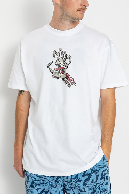 Camiseta Santa Cruz Bone Hand Cruz Front White