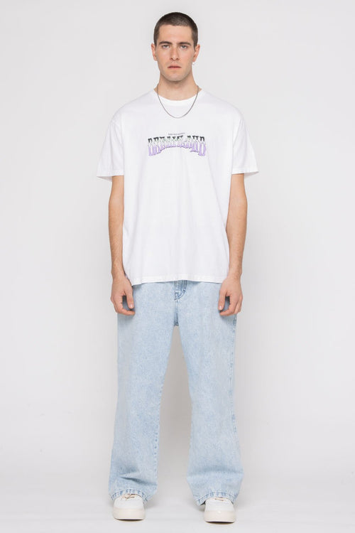 Acid Denim Casual Trousers