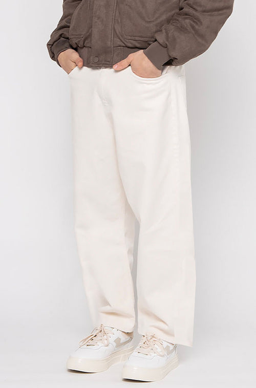 Natural Casual Denim Trousers