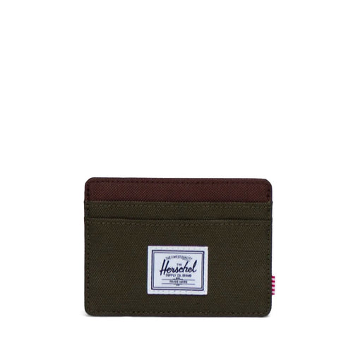 Ivy Green/ Chicory Coffee Herschel Charlie Cardholder Wallet