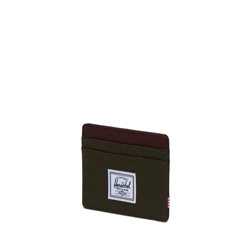 Ivy Green/ Chicory Coffee Herschel Charlie Cardholder Wallet