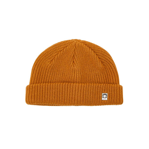Obey Micro Beanie in Goldenrod Yellow