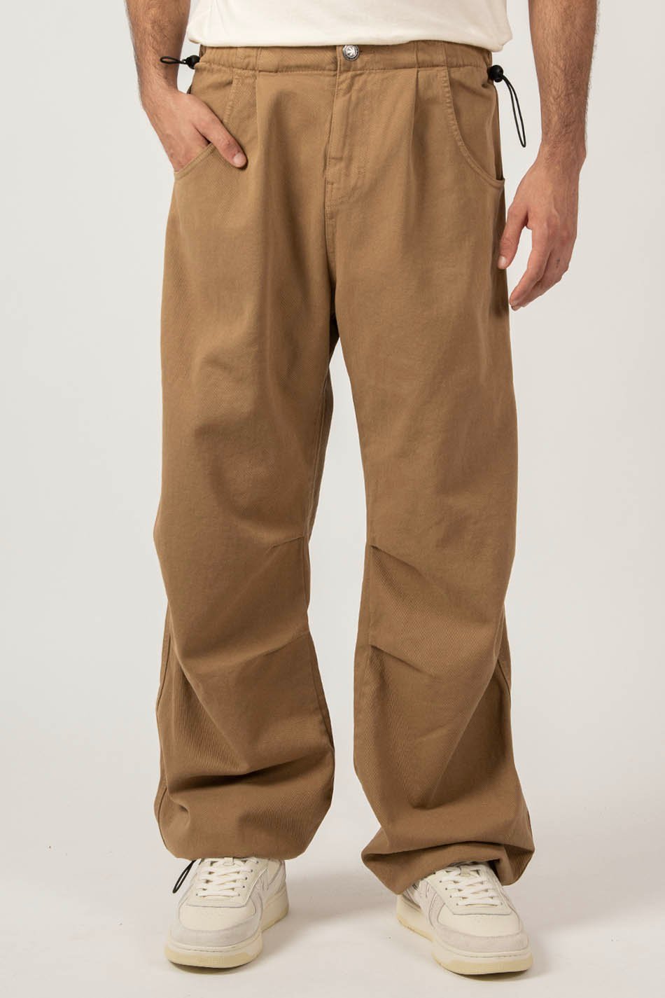 Pantalón Parachute Camel