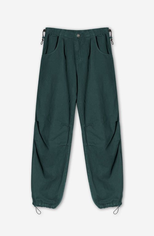 Green Parachute Trousers