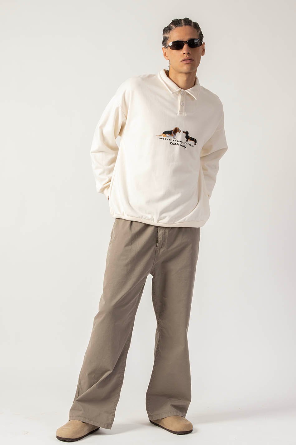 Ivory Puppies Sweatshirt