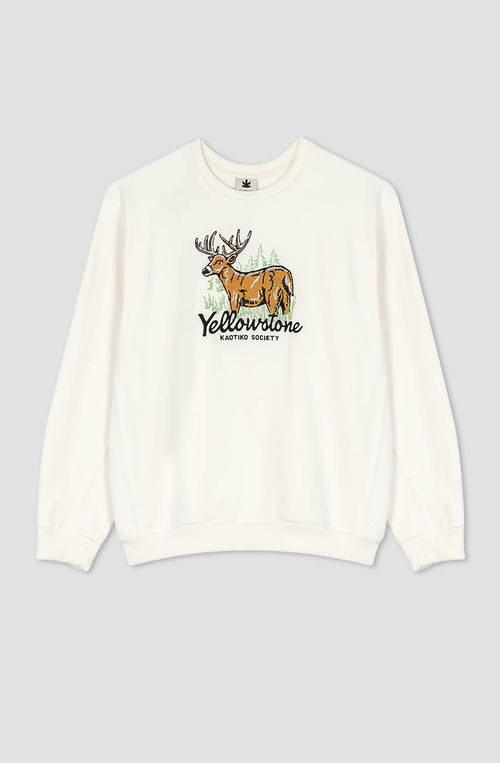 Sweat-shirt Yellowstone Ivory