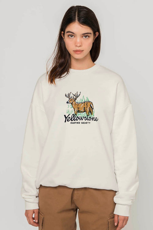 Sweat-shirt Yellowstone Ivory