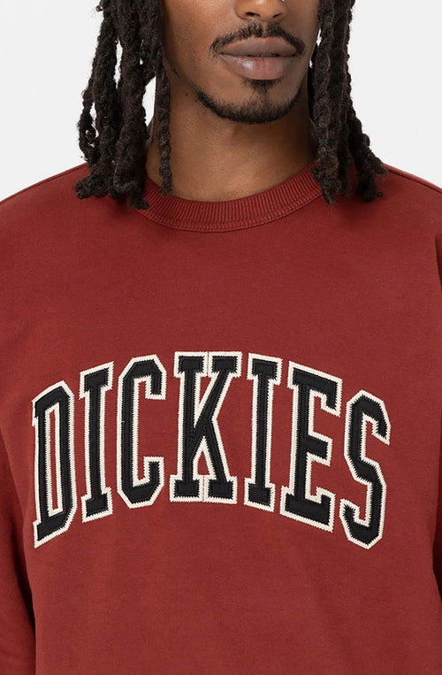 Sweat-shirt Dickies Aitkin Lincoln Grey Fired Brick