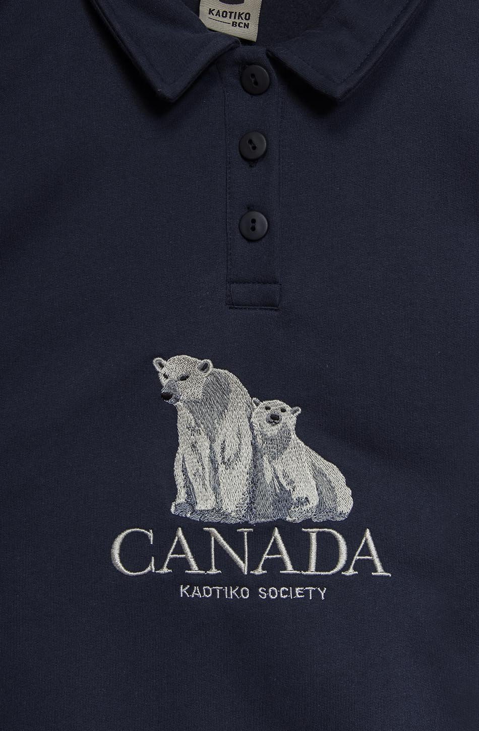 Sudadera Bear Canada Navy