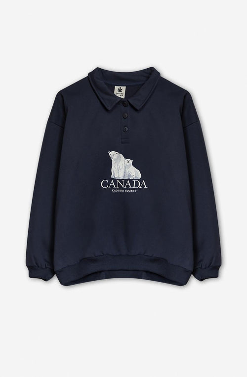 Sweat-shirt Bear Canada Navy