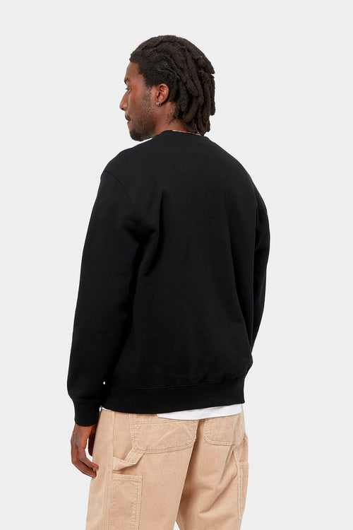 Carhartt WIP Pocket Sweatshirt in Schwarz